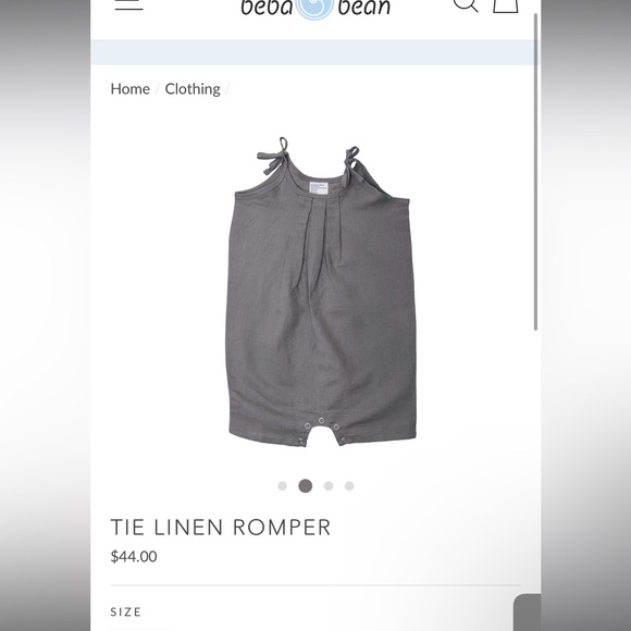 Beba bean the linen romper - Picture 4 of 8